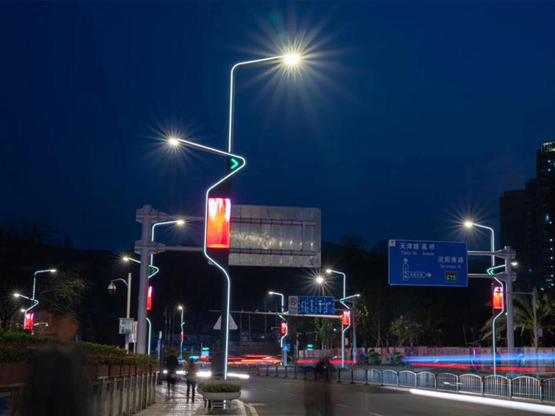 天津市某街道智慧路灯安装案例
